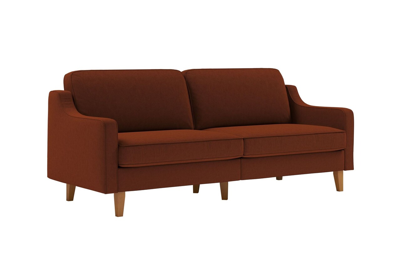 Canapea 3 locuri, Atelier del Sofa, 918CMF1154, Otel, Rou de igl / Nuc Canapele